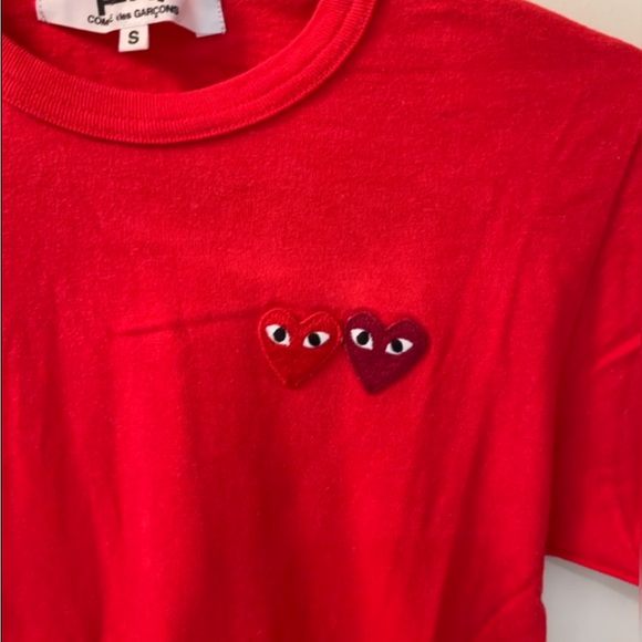 Comme Des Garçons embroidered heart t-shirt - Picture 2 of 8